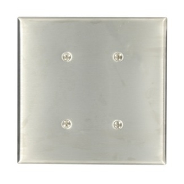 Leviton Blank 2 Gang Wallplate 84134-40